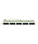 Patchpanel Cat.3 neecranat 50xRJ45U 8/4 RAL7035