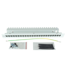 Patchpanel gol 19" pentru 24 module (SFA)(SFB), 1U, RAL7035