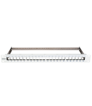 Patchpanel pt. 24 module TOOLLESS LINE, 1UH, 19", RAL7035