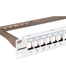 Patchpanel pt. 24 module TOOLLESS LINE, 1UH, 19", RAL7035