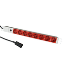 PDU 19" ptUPS, 8xSchuko Rosu, Sig 10A, ALU 1U, cabl 2m C14