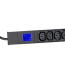 PDU IT Meter cu contor de energie,12xC13,19",1UH,aluminiu