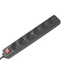 PDU with Surge Protector, 6 Outlets Schuko, 10A, 1.4m cable