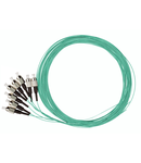 Pigtail FC, 50/125µm OM3, 2m, Easy Strip,Aqua,4buc