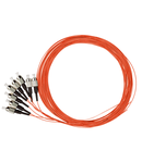 Pigtail FC, 62,5/125µm OM1, 2.0m, Easy Strip, Orange,4buc