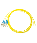 Pigtail FC, 9/125µm OS2, 2m, Easy Strip, galben,4buc