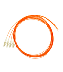 Pigtail LC, 62,5/125µm OM1, 2.0m, Easy Strip, Orange,4buc