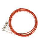 Pigtail LC, 62,5/125µm OM1, 2.0m, Easy Strip, Orange,4buc