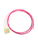 Pigtail SC, 50/125µm OM4, 2m, Easy Strip, Violet,4buc