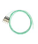 Pigtail ST, 50/125µm OM3, 2m, Easy Strip,Aqua,4buc