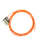 Pigtail ST, 62,5/125µm OM1, 2.0m, Easy Strip, Orange,4buc