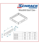 Profil adancime soclu 1000mm 1 pereche