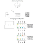 Set 24 module RJ45 ecranat,Cat.6a,10GB PoE+,PERFORMANCE LINE