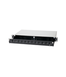 Splicebox FO gol pt 12 cuplori LC-Duplex, 1U, negru