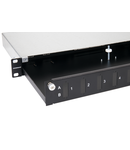 Splicebox FO gol pt 24 cuplori SC-Duplex, 1U, negru