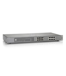 Switch 16xRJ45 10/100/1000 (PoE+), 19", 120W