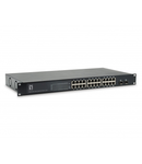 Switch 24xRJ45 + 2xSFP 10/100/1000 (PoE+), 19", 150W