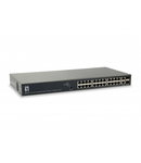 Switch 24xRJ45 1000 (PoE+) + 2xSFP/RJ45 1000 Combo, 19" 185W