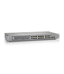 Switch 26xRJ45 10/100 (PoE), 19", 2 shared 1000 SFP, 150W