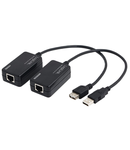 USB 1.1 Extender Set prin Twisted Pair,USB A - RJ45,max.60m