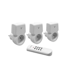 Fixed code switch receiver, schuko socket