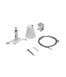 X-RAIL 3-circuit track system suspension kit - ceiling mount XAE-ZZWECLB-00