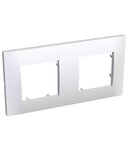 Altira - cover frame - 2 gangs horizontal - white - 71 mm