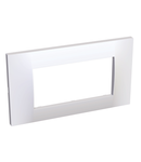 Altira - cover frame - 2 inserts 1 gang horizontal - white