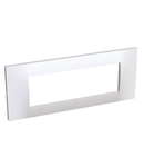 Altira - cover frame - 3 inserts 1 gang horizontal - white