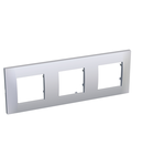 Altira - cover frame - 3 gangs horizontal - white - 71 mm