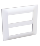 Altira - cover frame - 2x3 inserts 2 gangs horizontal - white