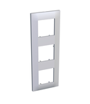 Altira - cover frame - 3 gangs vertical - white - 71 mm