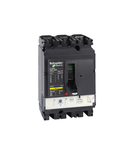 circuit breaker Compact NSX100B, 25 kA at 415 VAC, TMD trip unit 100 A, 3 poles 2d