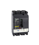 circuit breaker Compact NSX100B, 25 kA at 415 VAC, TMD trip unit 80 A, 3 poles 2d