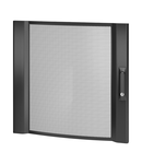 NetShelter SX 12U 600mm Wide Perforated Curved Door Black
