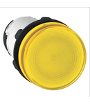 Lampa Pilot Rotunda Ø 22 - Galbena - Ba 9S - = 250 V - Borne Clema-Surub