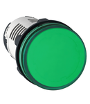 Lampa Pilot Rotunda Ø 22 - Verde - Led Integral - 230 - 240 V - Conectori Faston