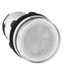 Lampa Pilot Rot. Ø 22 - Transp. - Baza Ba 9S - = 250 V - Borne Clema-Surub