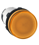 Lampa Pilot Rotunda Ø 22 - Portocalie - Bec Ba 9S - 230 V - Borne Clema-Surub