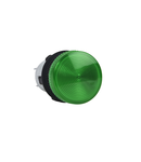 round pilot light Ø 22 - green - BA 9s neon - 230 V - screw clamp