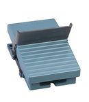 Intreruptor Pedala Simplu - Ip66 - Fara Capac - Metalic - Albastru - 1Ni + 1Nd