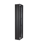 Valueline, Organizator de cabluri vertical pentru rack-uri cu 2 și 4 stalpi, 84” H X 12” L, cu doua fete cu usi