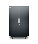 NetShelter CX 24U Secure Soundproof Server Room in a Box Enclosure - Shock Packaging - Dark Grey