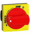 Rotary handle red/yellow IP54 - for circuit breaker and switch