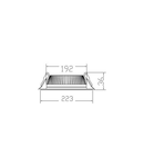 FATON 24W LED BACKLIGHT Spot tip DOWNLIGHT 6500K