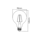 Sursa de iluminat, bec FILAMENT G95 DİMMABLE 7W E27 ADVANCE 2700K