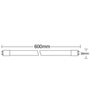 Tub cu LED T8-0.6MT SİNGLE SİDE 9W G13 ADVANCE 3000K