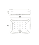 CEILING SENSOR FIXTURE 10W 3000K