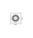 COB 30W Spot tip DOWNLIGHT SHOPLINE 3000K