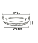 SMD-CRD 3W PANEL 4200K